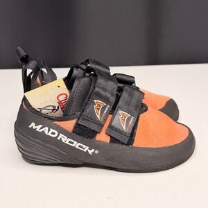 Mad Rock Kids Orange and Black Climbing Shoes